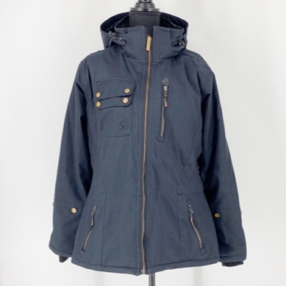 OBERMEYER. Hooded Zipper Front Women’s Jacket